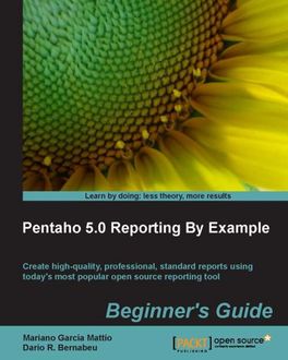 Pentaho 5.0 Reporting By Example Beginner's Guide, Dario R. Bernabeu, Mariano Garcia Mattio