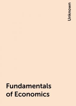 Fundamentals of Economics, 