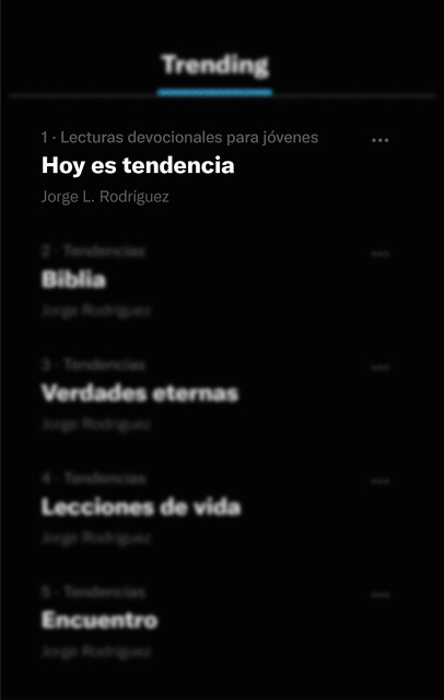 Hoy es tendencia, Jorge Rodríguez