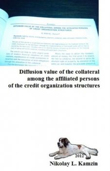 Diffusion value of the collateral among the affiliated persons of the credit organization structures, Николай Камзин