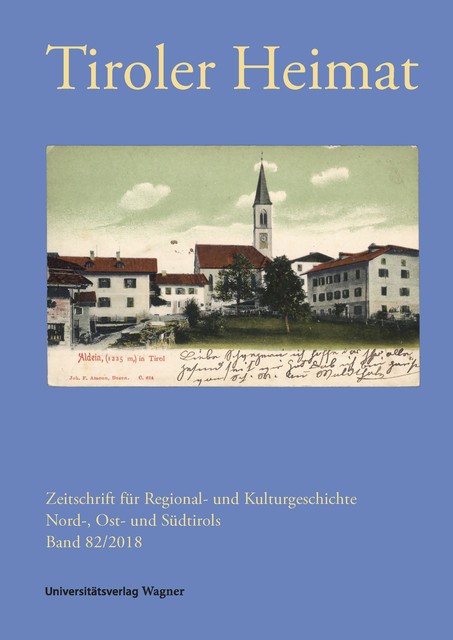 Tiroler Heimat 82, Begründet von Hermann Wopfner