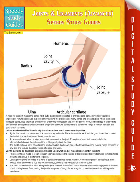 Joints & Ligaments (Advanced) Speedy Study Guides, Speedy Publishing