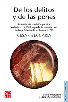 De los delitos y de las penas, César Beccaria