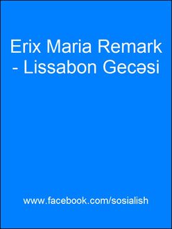 Erix Maria Remark – Lissabon Gecəsi, Babek Akhundoff