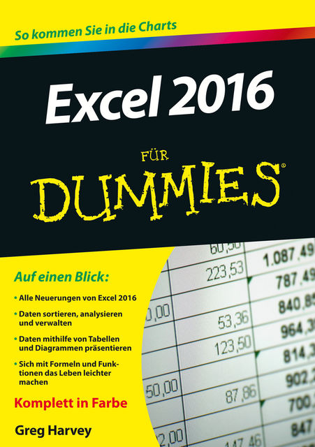 Excel 2016 für Dummies, Greg Harvey