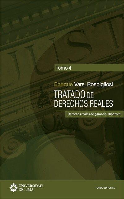 Tratado de derechos reales, Enrique Varsi Rospigliosi