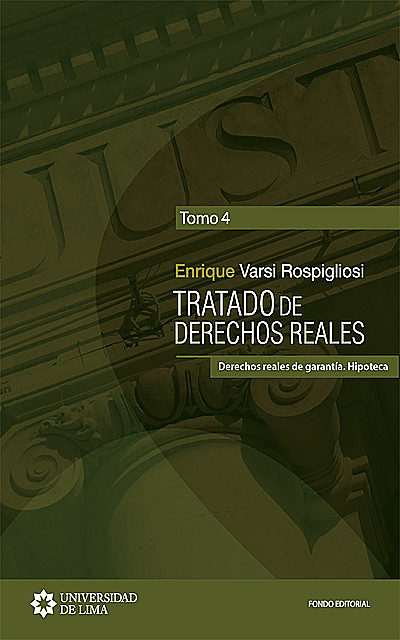 Tratado de derechos reales, Enrique Varsi Rospigliosi