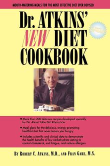 Dr. Atkins' New Diet Cookbook, Robert Atkins, M.S. Gare