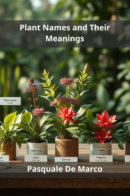 Plant Names and Their Meanings, Pasquale De Marco