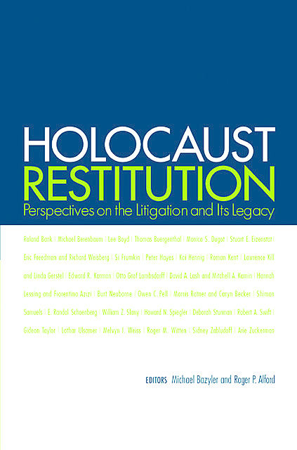 Holocaust Restitution, Michael J.Bazyler