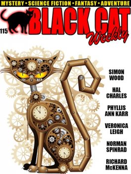 Black Cat Weekly #115, Richard R.Smith, Norman Spinrad, Jack Ritchie, Richard McKenna, Robert Gilbert, Phyllis Ann Karr, David Goodis, Veronica Leigh, Simon Wood