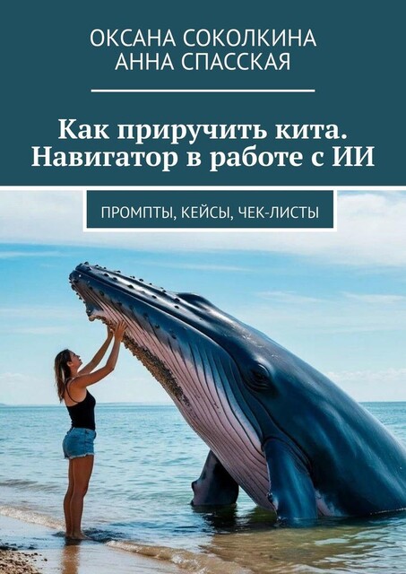 Как приручить кита. Навигатор в работе с ИИ. Промпты, кейсы, чек-листы, Спасская Анна, Оксана Соколкина