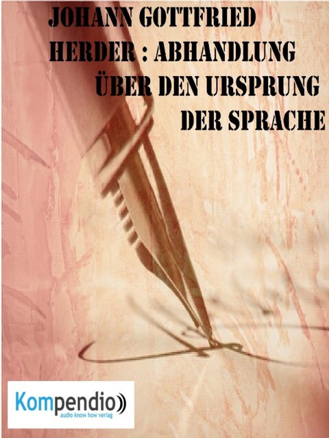 Abhandlung über den Ursprung der Sprache, Alessandro Dallmann