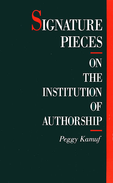 Signature Pieces, Peggy Kamuf