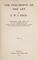 The Philosophy of Fine Art, volume 3 (of 4) Hegel's Aesthetik, Georg Wilhelm Friedrich Hegel