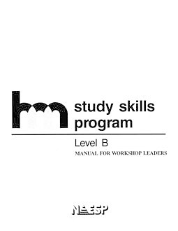 HMS Level B Manual for Workshop Leaders, Study Skills Group Hm