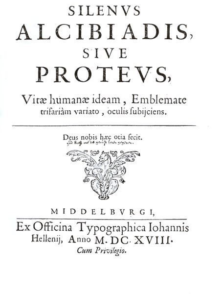 Silenus Alcibiadis, sive Proteus, Jacob Cats