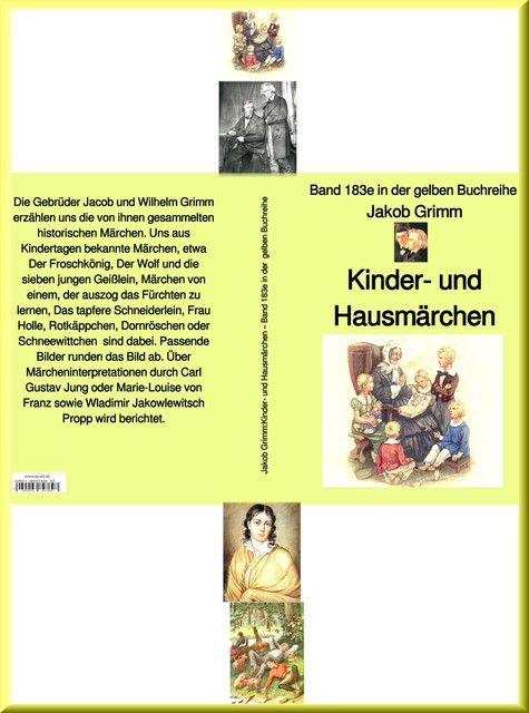 Gebrüder Grimm: Kinder- und Haus-Märchen – Band 183e in der gelben Buchreihe – bei Jürgen Ruszkowski, Jacob Grimnm