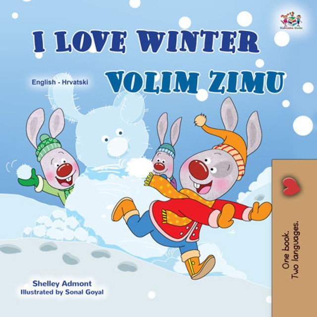 I Love WinterVolim zimu, KidKiddos Books, Shelley Admont