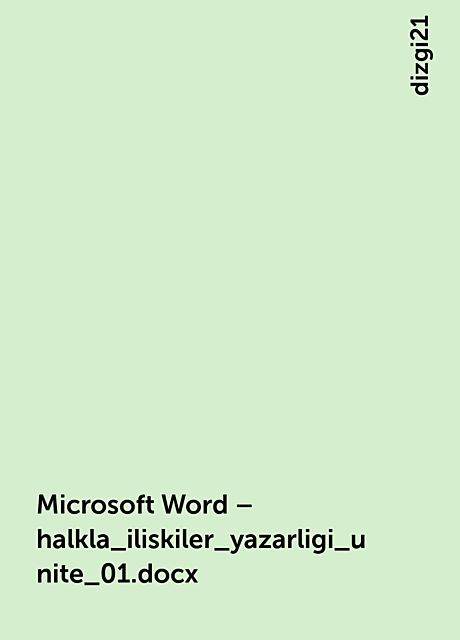 Microsoft Word – halkla_iliskiler_yazarligi_unite_01.docx, dizgi21