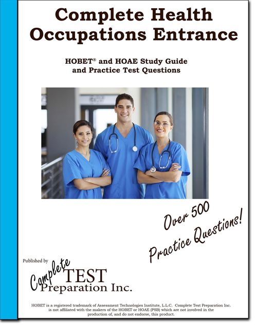 Complete Health Occupation Entrance, Complete Test Preparation Inc.