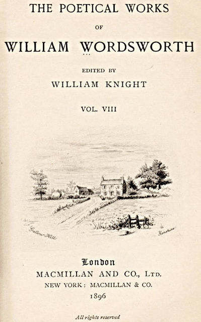 The Poetical Works of William Wordsworth — Volume 8 (of 8), William Wordsworth