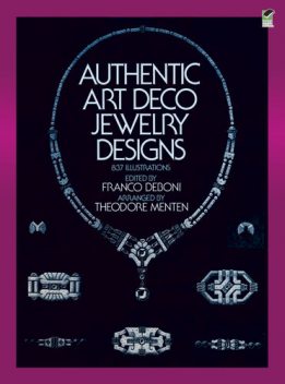 Authentic Art Deco Jewelry Designs, Franco Deboni