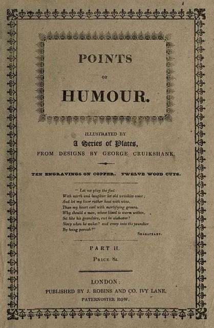 Points of Humour, Part 2 (of 2), George Cruikshank