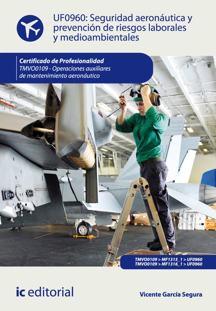 Seguridad aeronáutica y prevención de riesgos laborales y medioambientales. TMVO0109, Vicente García Segura