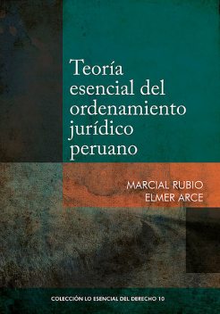 Teoría esencial del ordenamiento jurídico peruano, Marcial Rubio, Elmer Arce