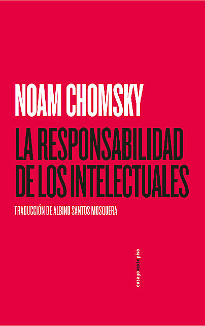 La responsabilidad de los intelectuales, Noam Chomsky
