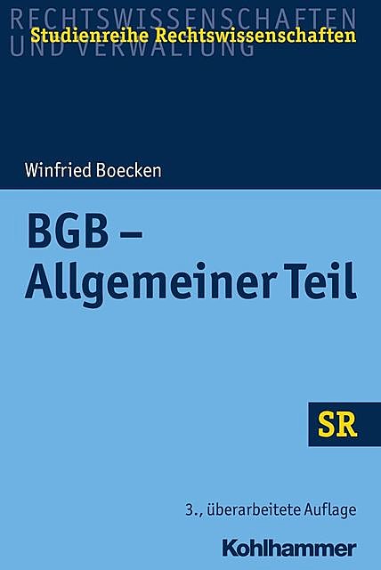BGB – Allgemeiner Teil, Winfried Boecken