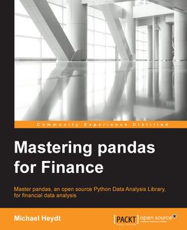 Mastering pandas for Finance, Michael Heydt
