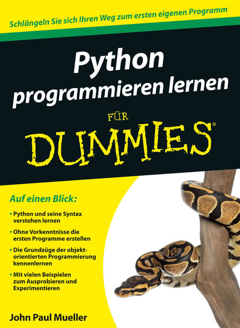 Python programmieren lernen für Dummies, John Paul Mueller