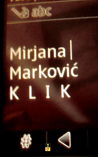 KLIK, Mirjana Markovic