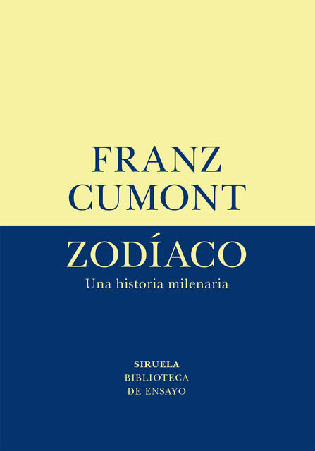 Zodíaco, Franz Cumont