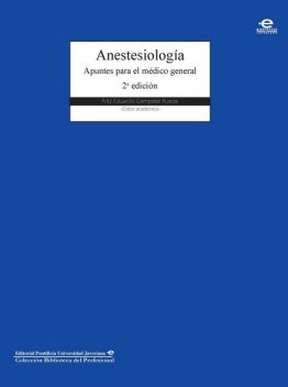 Anestesiología, Varios Autores