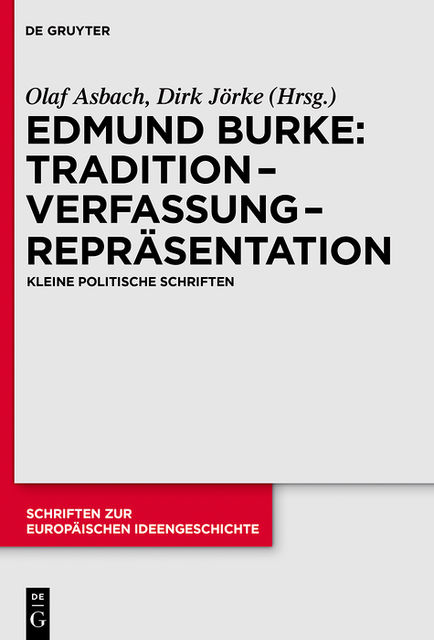 Tradition – Verfassung – Repräsentation, Edmund Burke