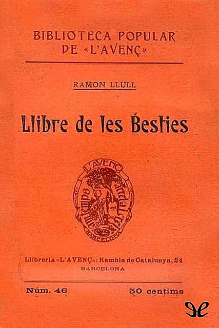 Llibre de les bèsties, Ramon Llull