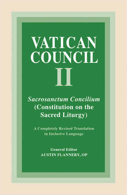 Sancrosanctum Concilium, Austin Flannery