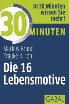 30 Minuten Die 16 Lebensmotive, Frauke Ion, Markus Brand