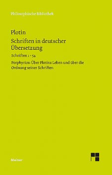Schriften in deutscher Übersetzung, Plotin