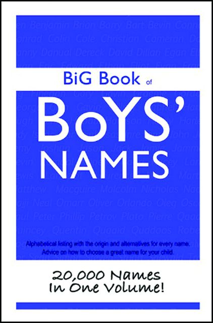 Big Book of Boys' Names, John Ward