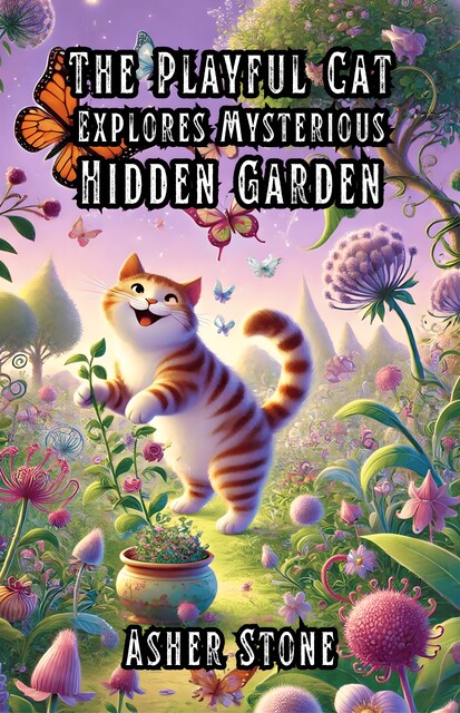 The Playful Cat Explores Mysterious Hidden Garden, Asher Stone