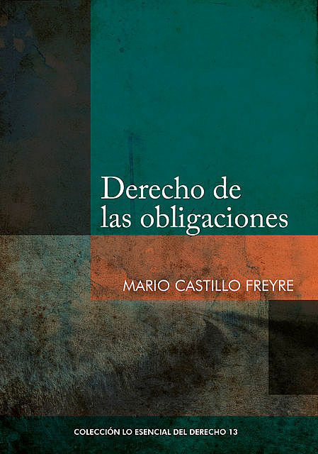 Derecho de las obligaciones, Mario Castillo Freyre