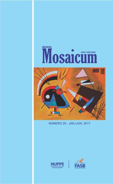 Revista Mosaicum, número 25, Wilbett Oliveira