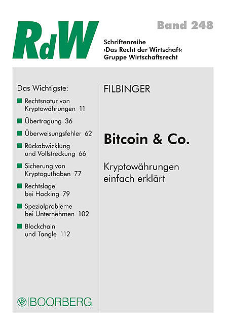 Bitcoin & Co, Konstantin Filbinger