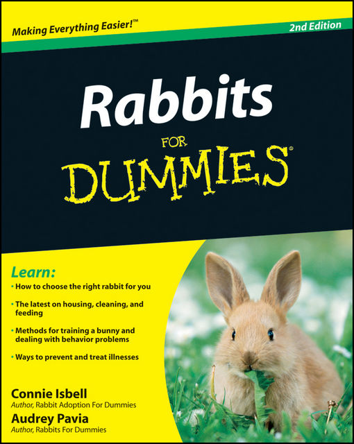 Rabbits For Dummies, Audrey Pavia, Connie Isbell