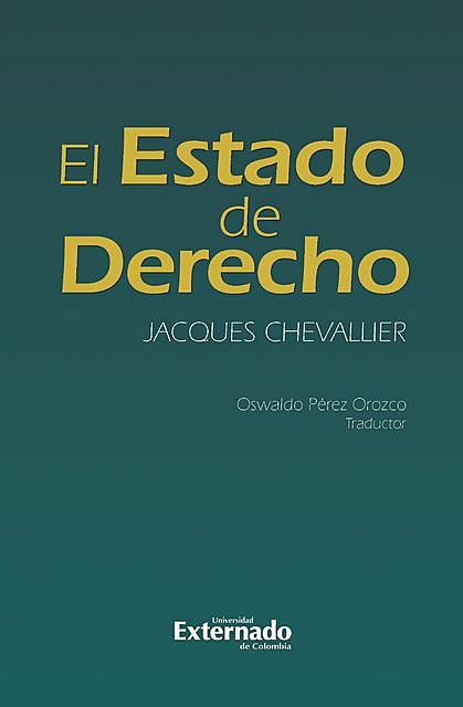 El estado de derecho, Jacques Chevallier