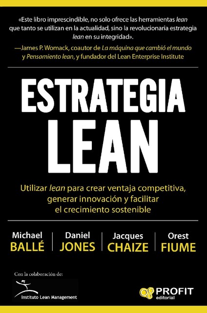 Estrategia lean. Ebook, Daniel T. Jones, Jacques Chaize, Michael Ballé, Orest J. Fiume